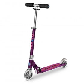 Patinete Micro Sprite Lila Led