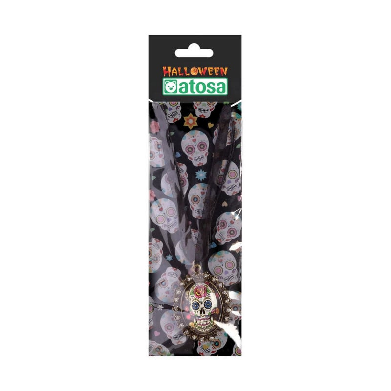 Colgante Halloween Catrina Multicolor
