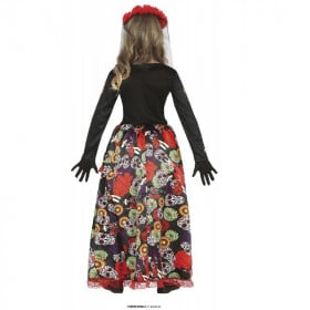 DISFRAZ CATRINA INFANTIL 5-6 AÑOS 2