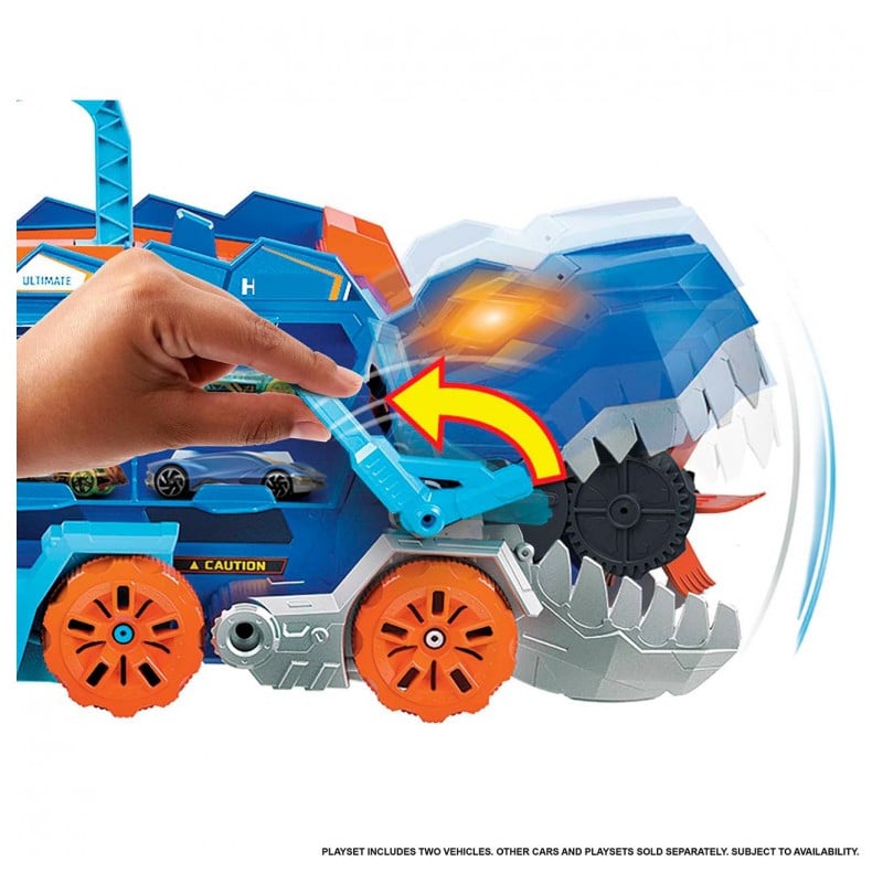 HOT WHEELS CITY SUPER REMOLQUE T-REX