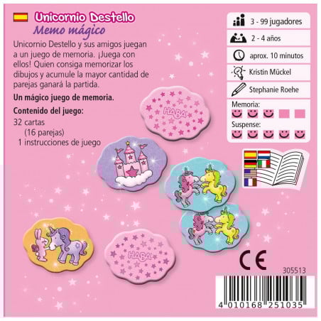 Unicornio Destello Memo Mágico