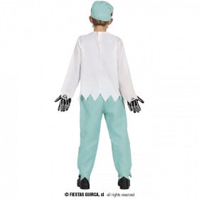 DISFRAZ MEDICO ZOMBIE  INFANTIL 5-6 AÑOS 2