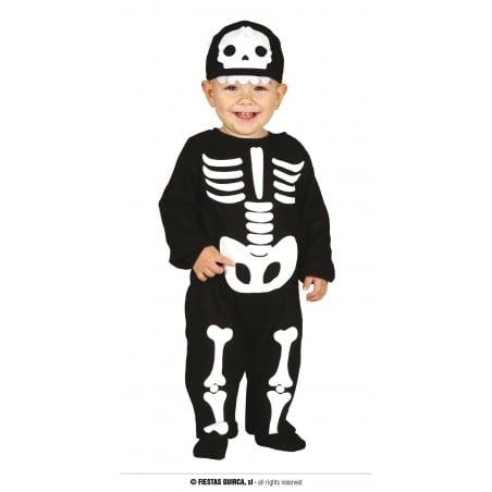 Disfraz Esqueleto Infantil 3-4 Años