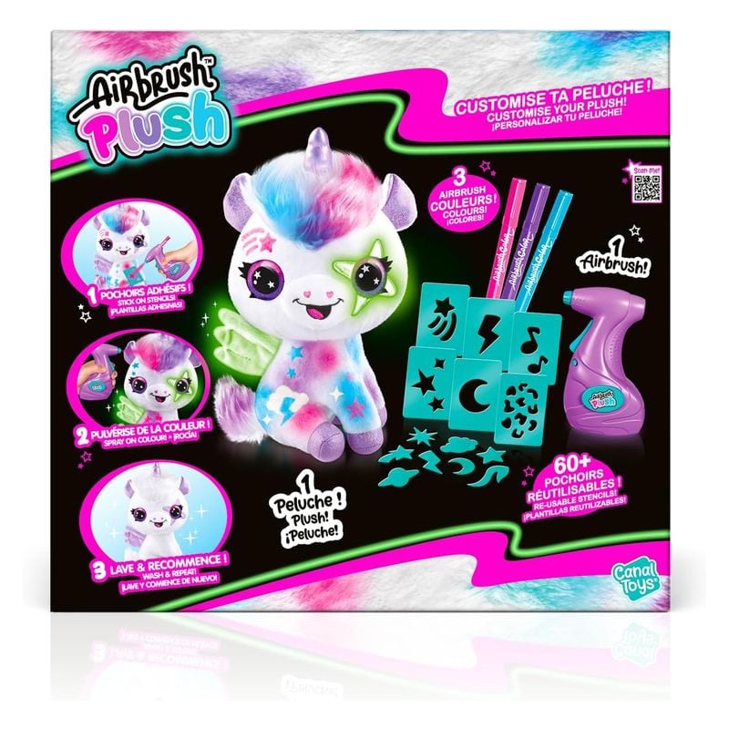 AIRBRUSH UNICORNIO BRILLA EN OSCURIDAD