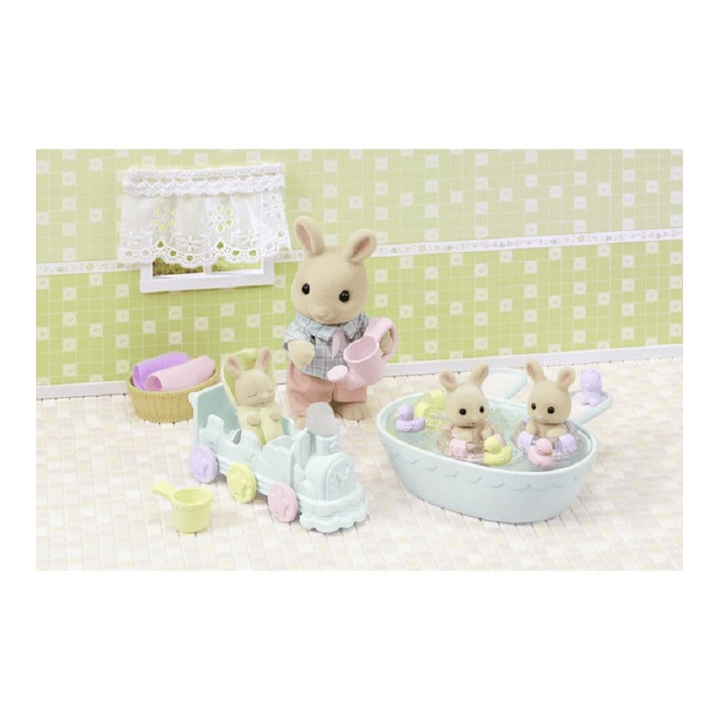 LA HORA DE BAÑO DE LOS TRILLIZOS 