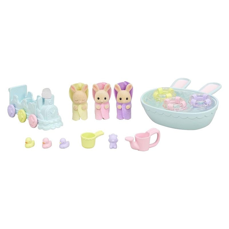 LA HORA DE BAÑO DE LOS TRILLIZOS 