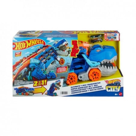 HOT WHEELS CITY SUPER REMOLQUE T-REX