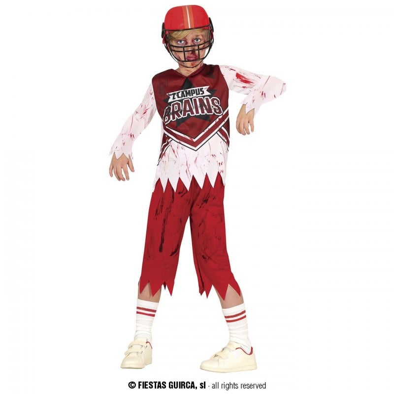 DISFRAZ QUATERBACK ZOMBIE INFANTIL 5-6 AÑOS