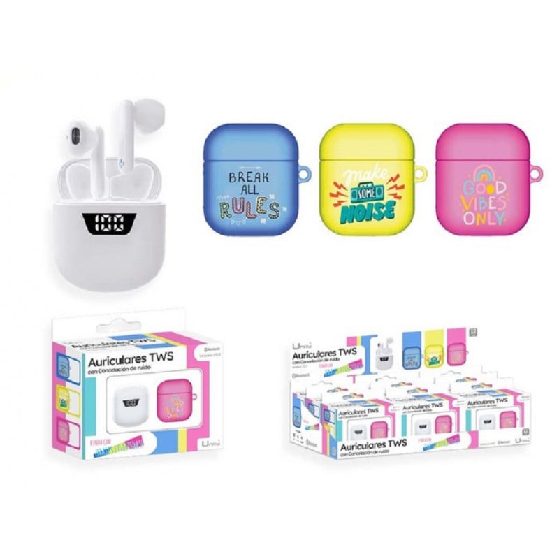 AURICULARES BLUETOOTH INDICADOR BATERIA