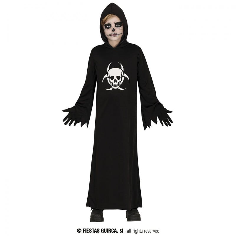 DISFRAZ CALAVERA ENCAPUCHADA INFANTIL 10-12 AÑOS