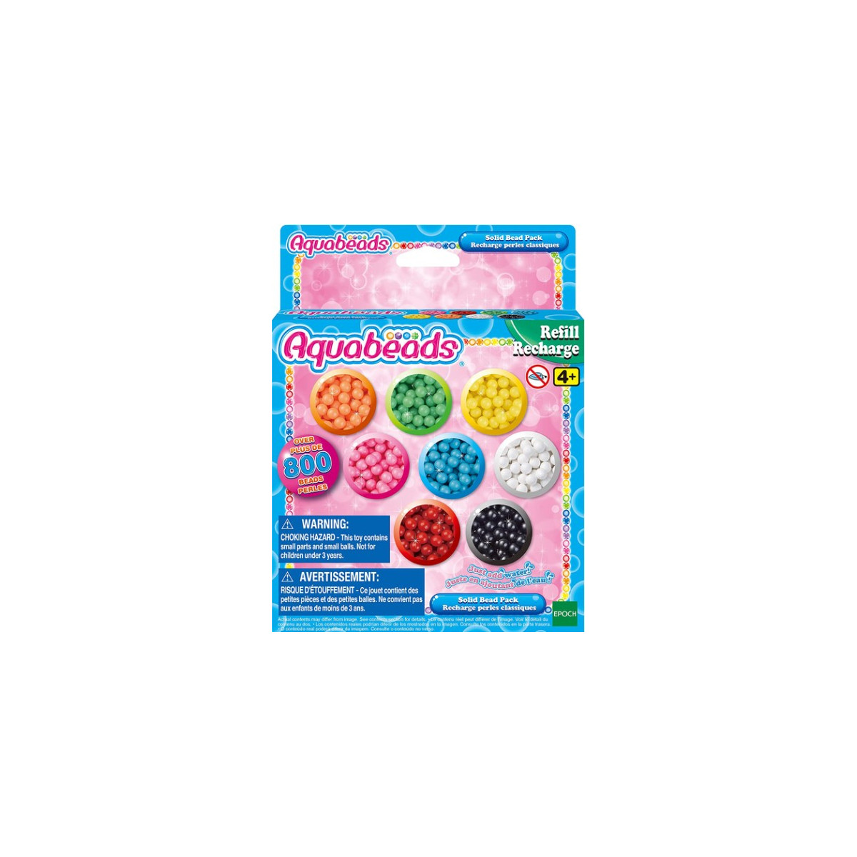 REFILL PASTEL SOLID BEAD PACK AQUABEADS Michigan