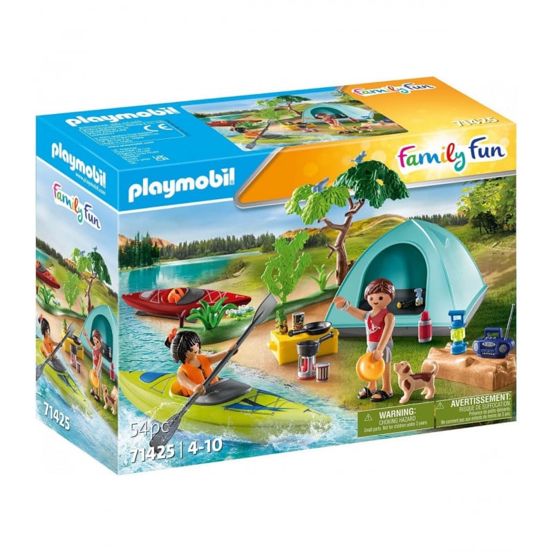 PLAYMOBIL FAMILY FUN CAMPING CON HOGUERA