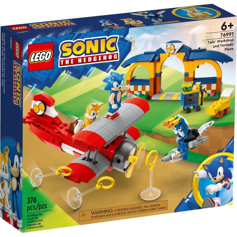 LEGO TALLER Y AVION TORNADO DE TAILS