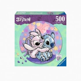 PUZZLE REDONDO STITCH 500 PCS