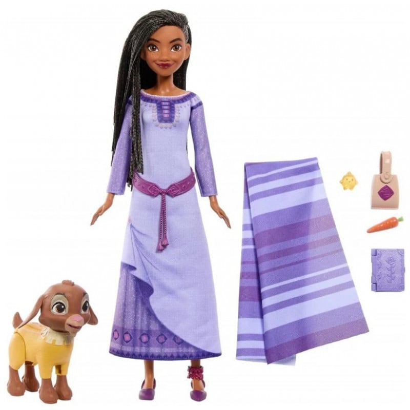DISNEY WISH ASHA CON ACCESORIOS