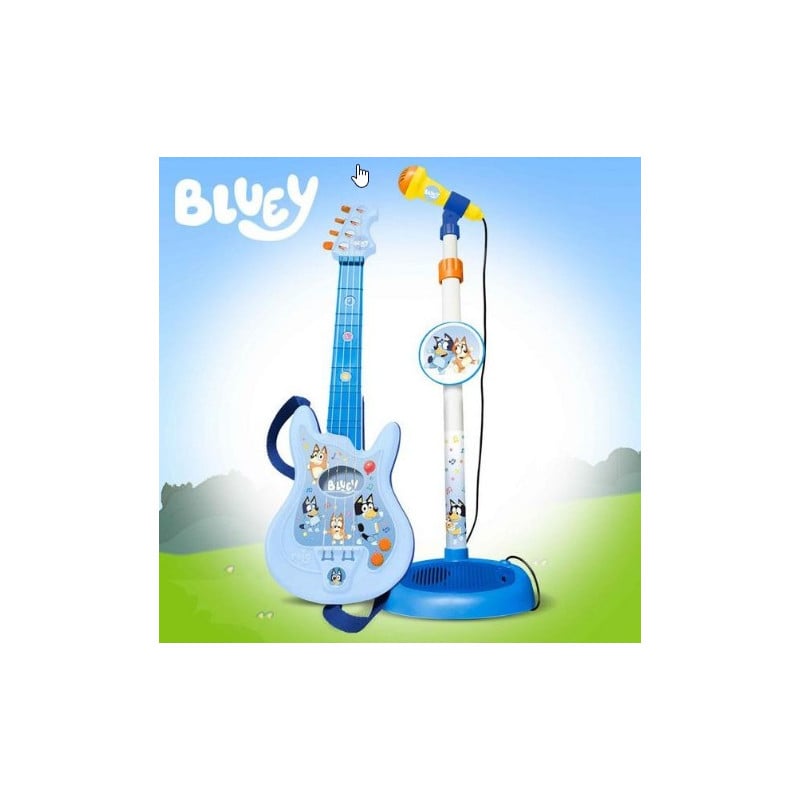 MICRO Y GUITARRA BLUEY 