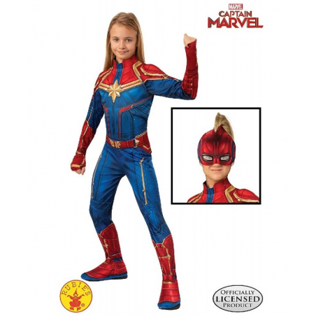DISFRAZ CAPITANA MARVEL T-M CLASSIC INF