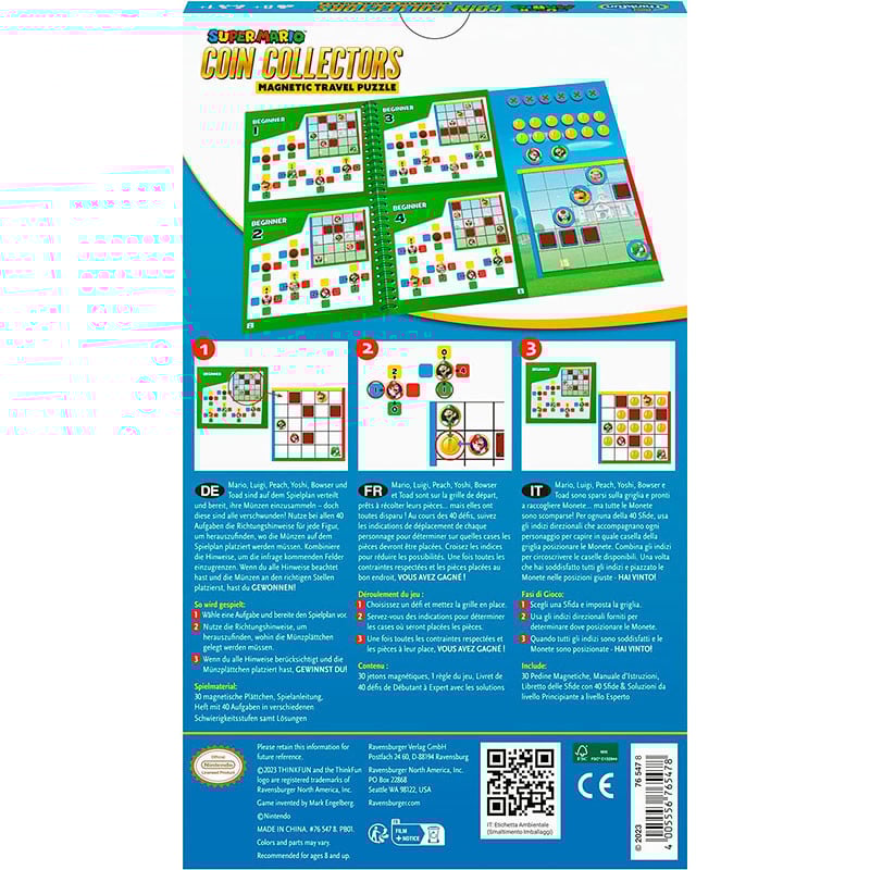 JUEGO VIAJE SUPER MARIO BROS. COIN COLLECTORS