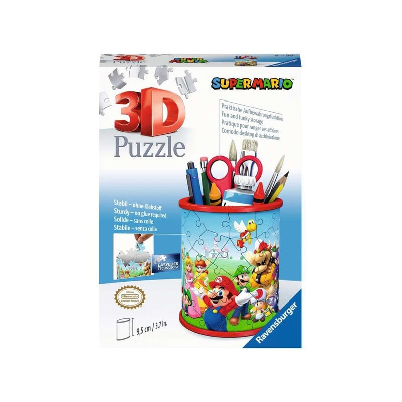 Puzzle 3D Portalápices Super Mario