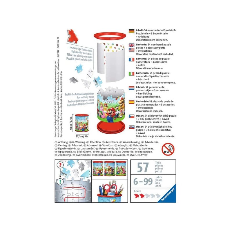 PUZZLE 3D PORTALAPICES SUPER MARIO