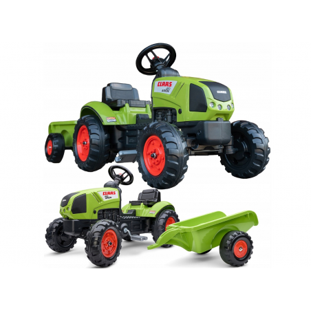 TRACTOR CLAAS CON REMOLQUE