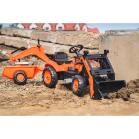 tractor kubota pala y remolque 2