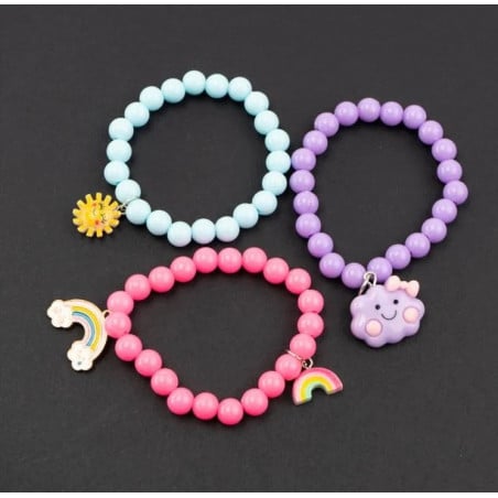 PULSERA ARCOIRIS 3 PIEZAS
