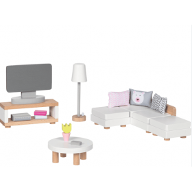 MUEBLES PARA MUÑECAS SALA DE ESTAR