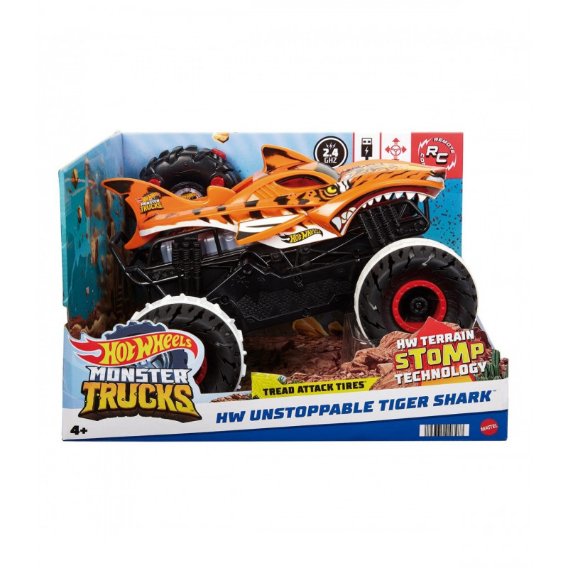 Hot Wheels Monster Truck Unstoppable Tiger Shark