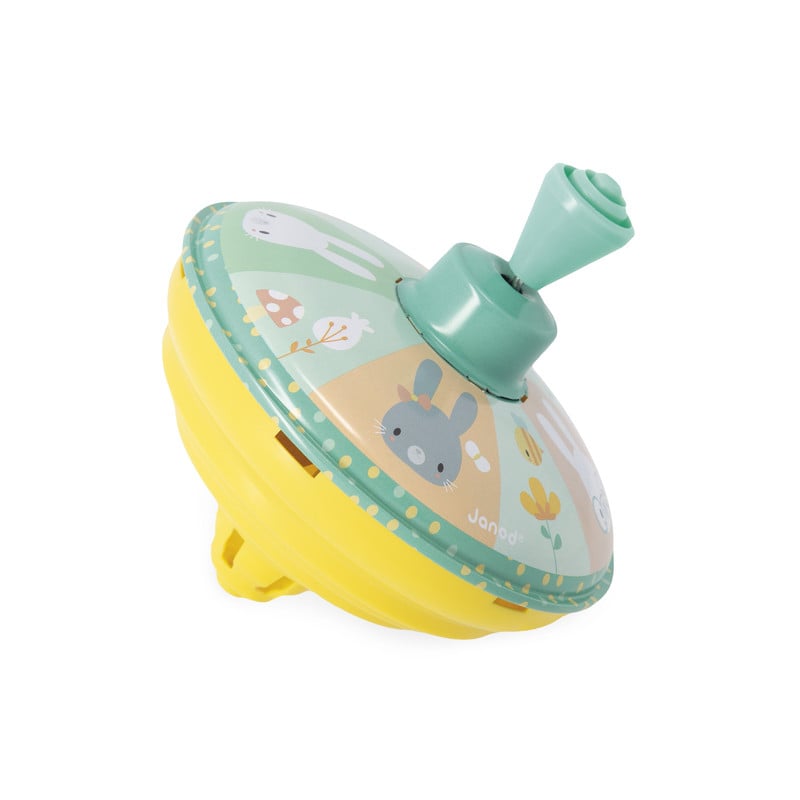 peonza metalica conejo