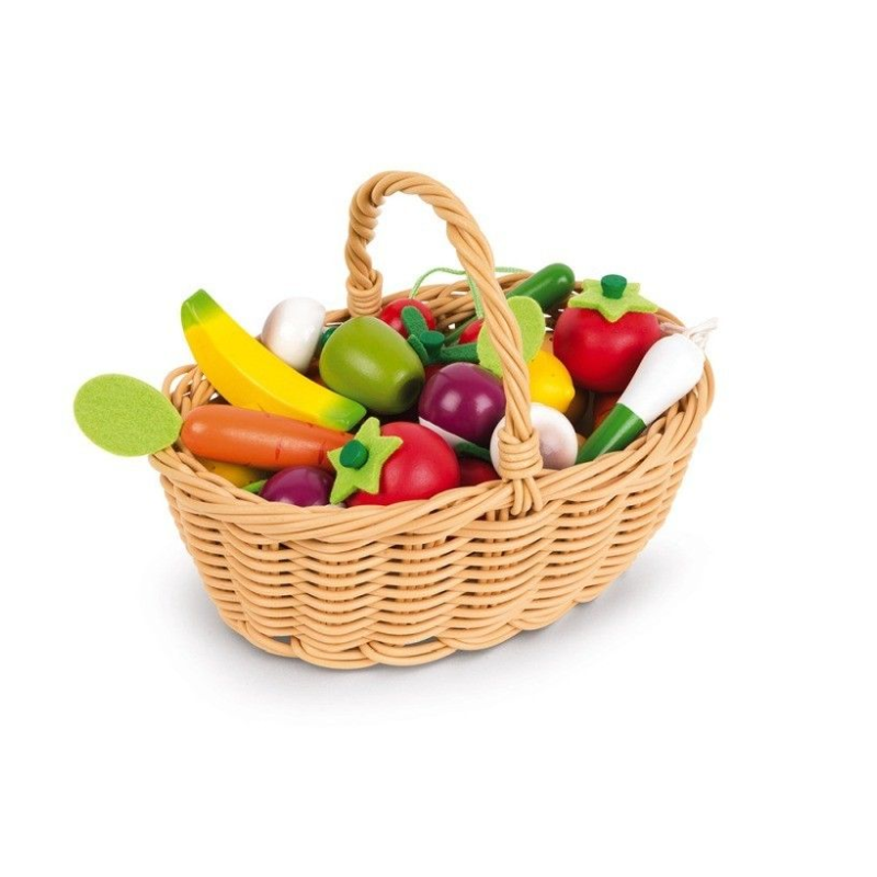 Cesta de 24 Frutas y Verduras