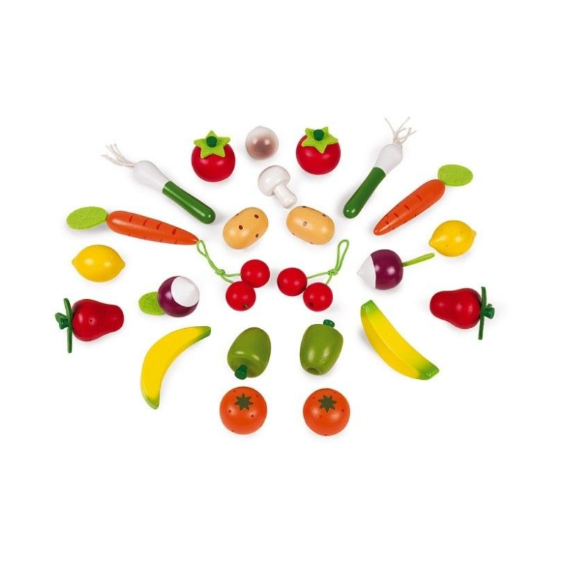 Cesta de 24 Frutas y Verduras