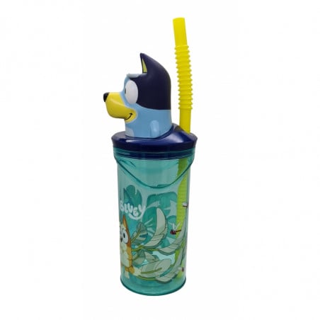 VASO FIGURITA 3D BLUEY 360 ML