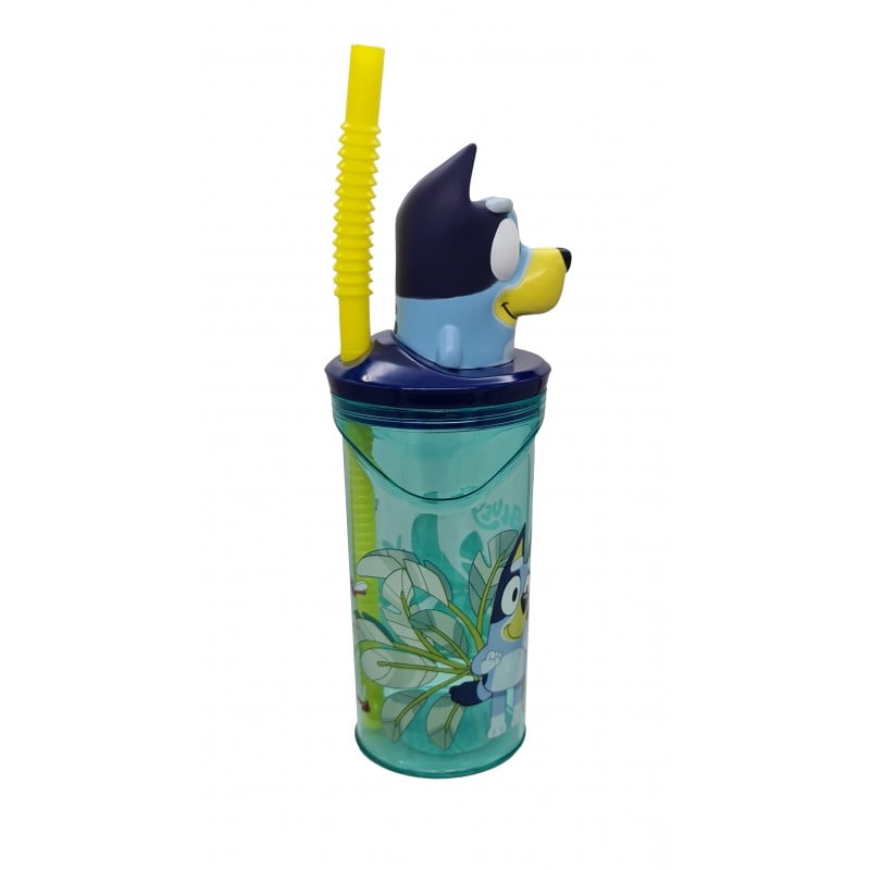 VASO FIGURITA 3D BLUEY 360 ML