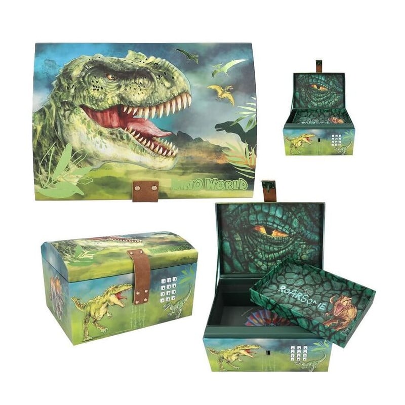 cofre con codigo dino world