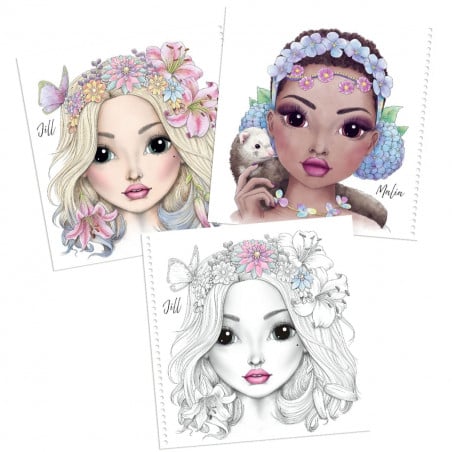 TOP MODEL LIBRO ESPECIAL PARA COLOREAR