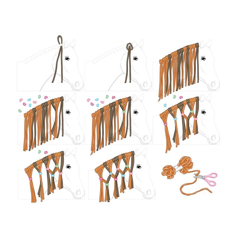 MISS MELODY DIY CRIN DE CABALLO