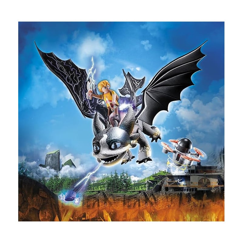 DRAGONS: THE NINE REALMS THUNDER & TOM PLAYMOBIL