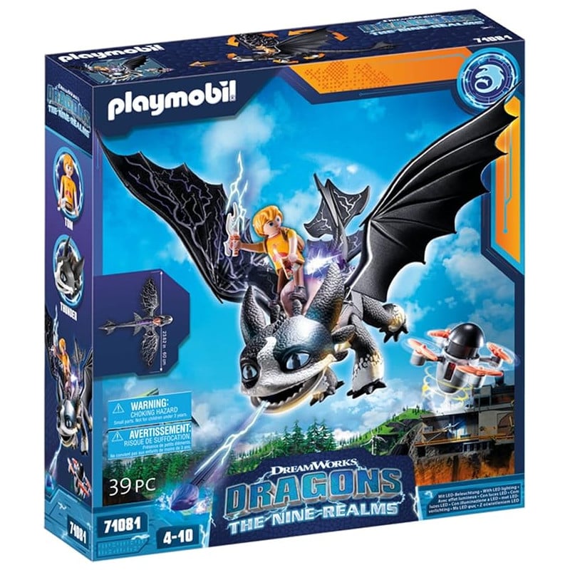 DRAGONS: THE NINE REALMS THUNDER & TOM PLAYMOBIL