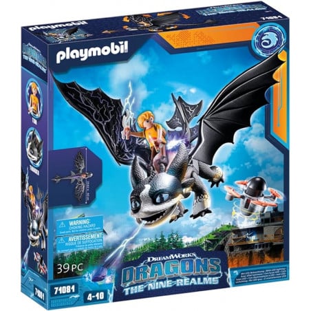 DRAGONS: THE NINE REALMS THUNDER & TOM PLAYMOBIL