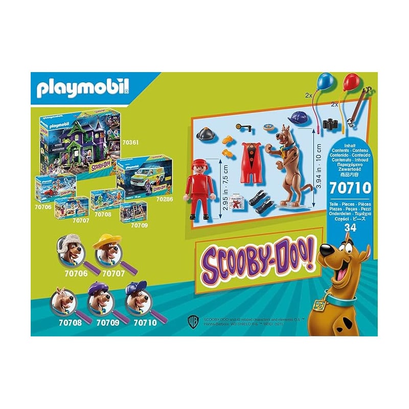 SCOOBY DOO! AVENTURA CON GHOST CLOWN PLAYMOBIL