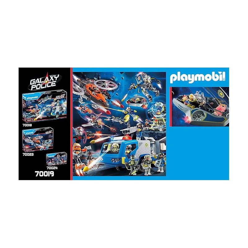 POLICIA GALACTICA PLANEADOR PLAYMOBIL