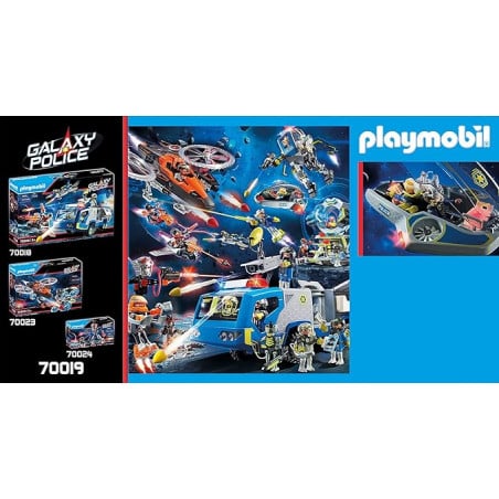 POLICIA GALACTICA PLANEADOR PLAYMOBIL