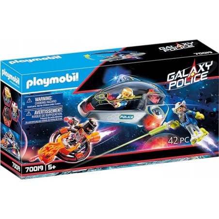 POLICIA GALACTICA PLANEADOR PLAYMOBIL
