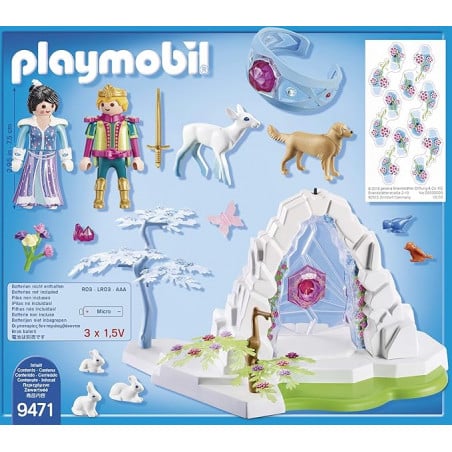 PORTAL DE CRISTAL AL MUNDO DE INVIERNO PLAYMOBIL