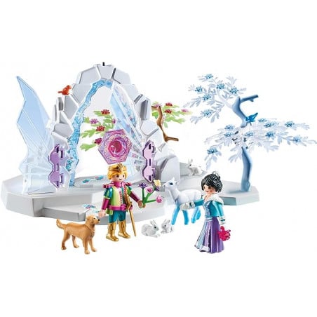 PORTAL DE CRISTAL AL MUNDO DE INVIERNO PLAYMOBIL