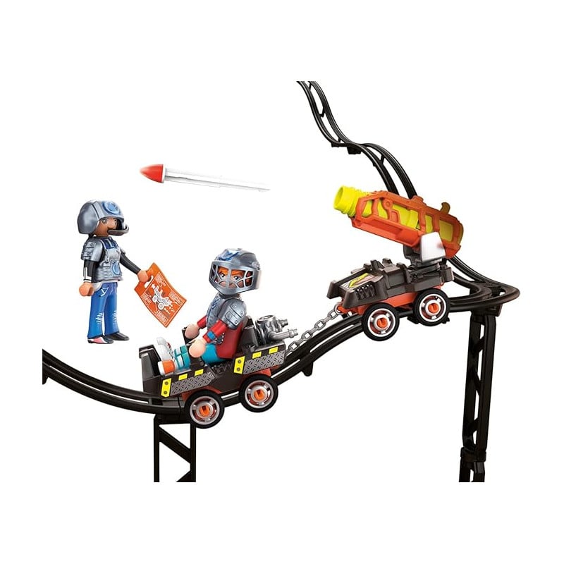 DINO MINE CARRO DE COHETES PLAYMOBIL