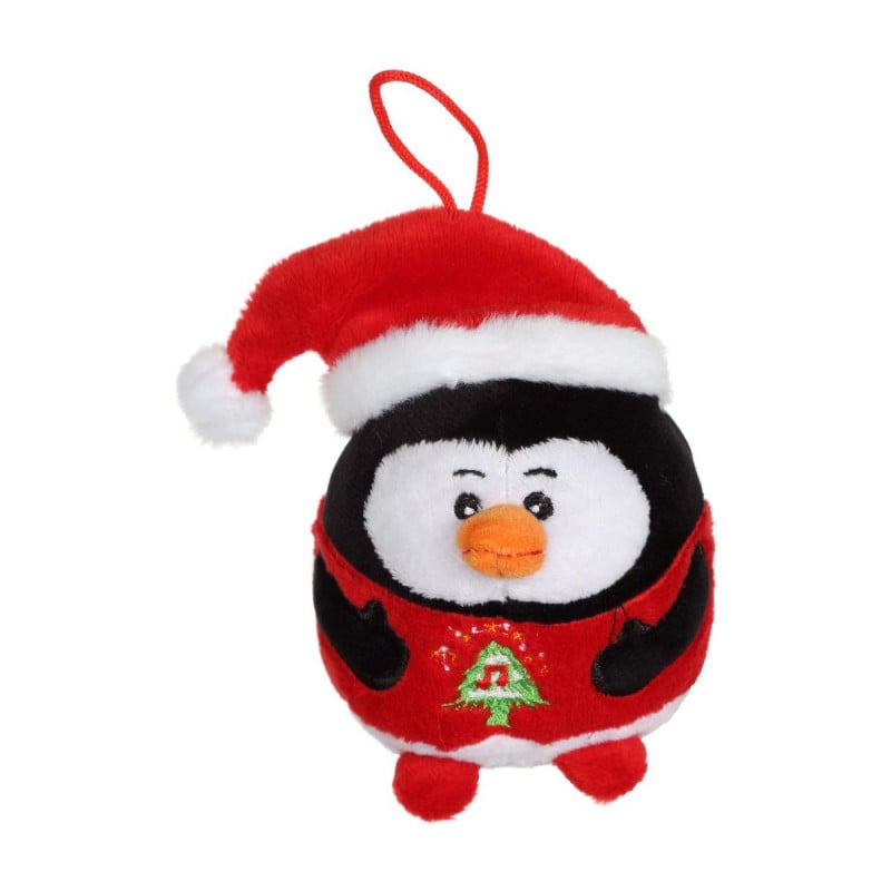 PELUCHE DE NAVIDAD C/SONIDO 13CM
