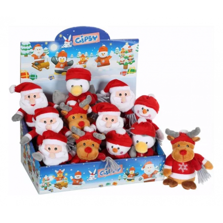 PELUCHES NAVIDEÑOS PAPA NOEL Y RENOS 16