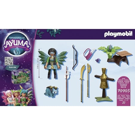 STARTER PACK KNIGHT FAIRY CON MAPACHE PLAYMOBIL